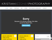 Tablet Screenshot of kristianbogner.com